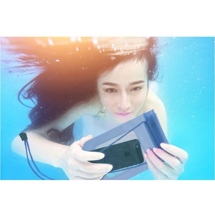 túi đựng điện thoại chống nước hình thú đi biển đi bơi cảm ứng