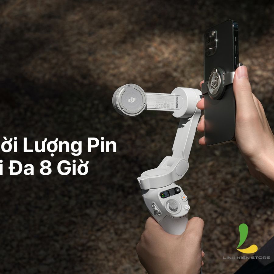 Gimbal DJI Osmo Mobile SE - Tay cầm chống rung điện thoại 3 trục ổn định, thiết kế hiện đại, dung lượng pin cao đến 8 giờ - Hàng nhập khẩu