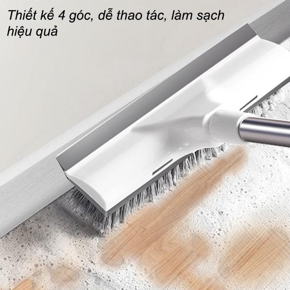 Chổi lau sàn,cây lau sàn gạt nước quét gạch 2 đầu tiện lợi gấp gọn dễ điều chỉnh chiều dài