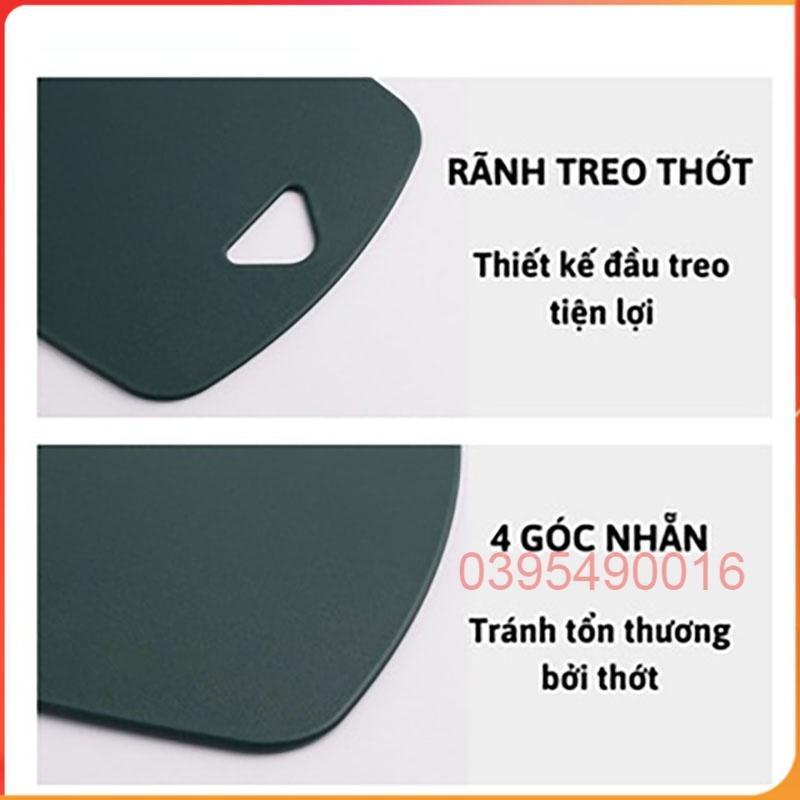 Thớt Kháng Khuẩn, Combo 3 Thớt Nhựa Lúa Mạnh Nhiều Màu, Hàng Loại Đẹp Chất Lượng Cao không gây mùi khó chịu