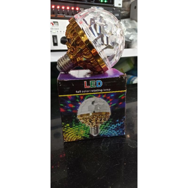 Đèn Led Nháy Chớp 7 Màu Tự Xoay Đui Tròn Cao Cấp, Đèn Led Trang Trí Bar, Nhà Cửa