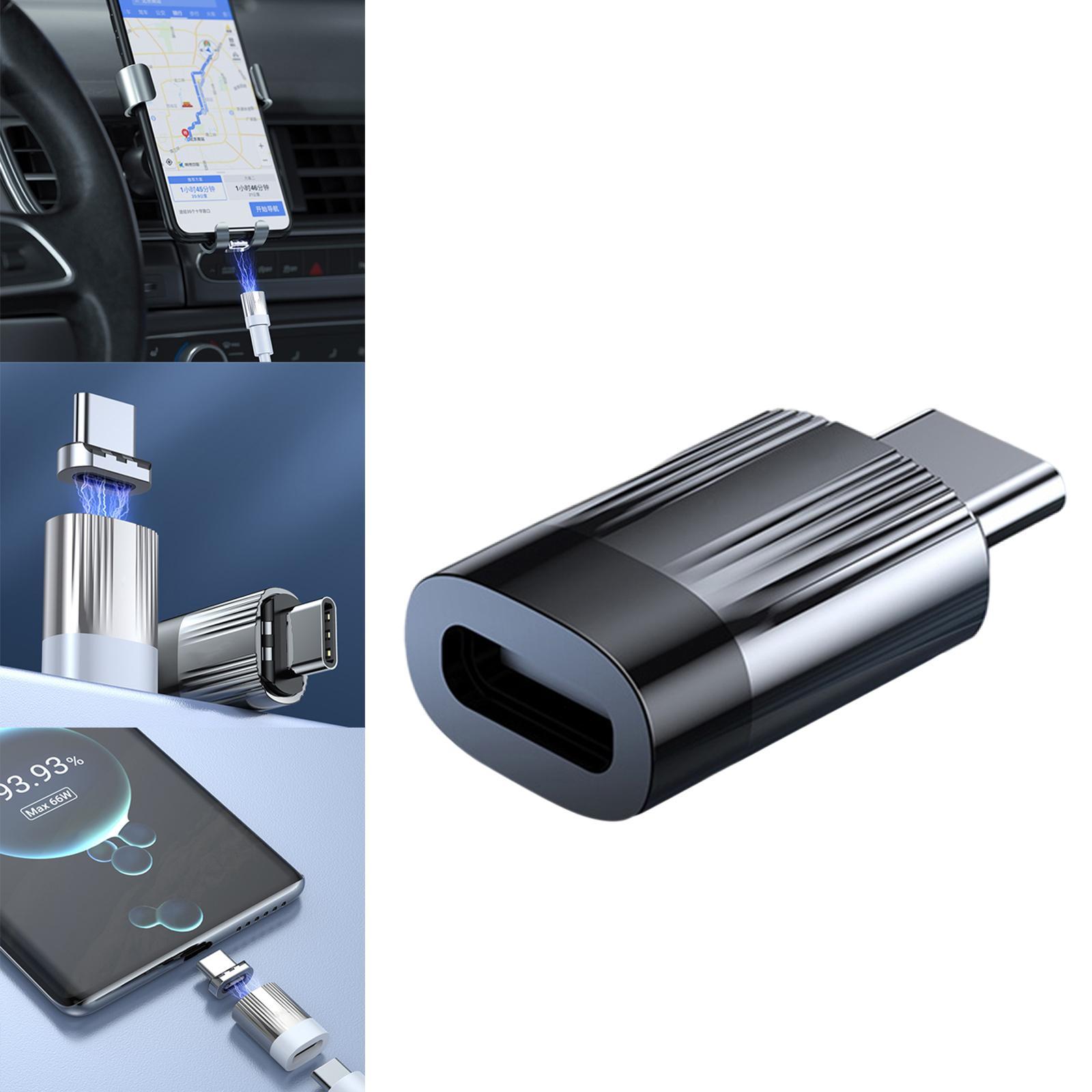 Magnetic Type-C Adapter Data Transfer Usb-C for Smartphones Tablets Laptops