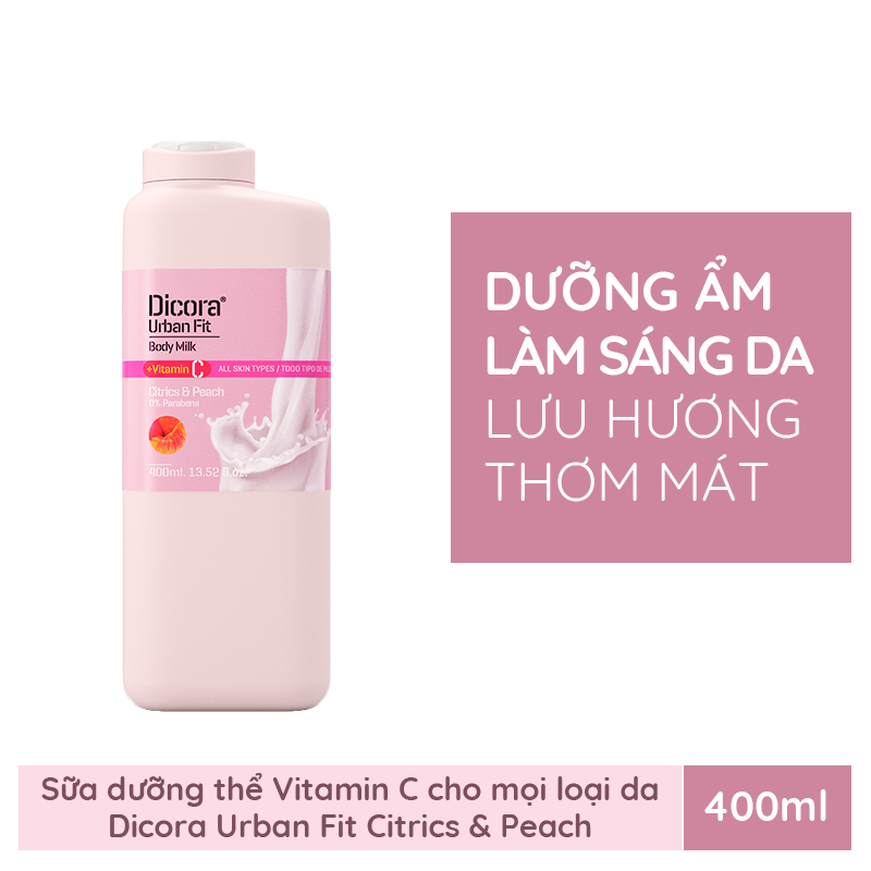 Sữa dưỡng thể Vitamin C hương Cam Quýt &amp; Đào