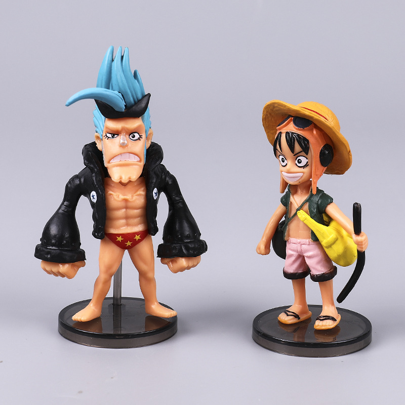 Bộ sưu tập mô hình 6 nhân vật hoạt hình, truyện tranh One Piece NJ01