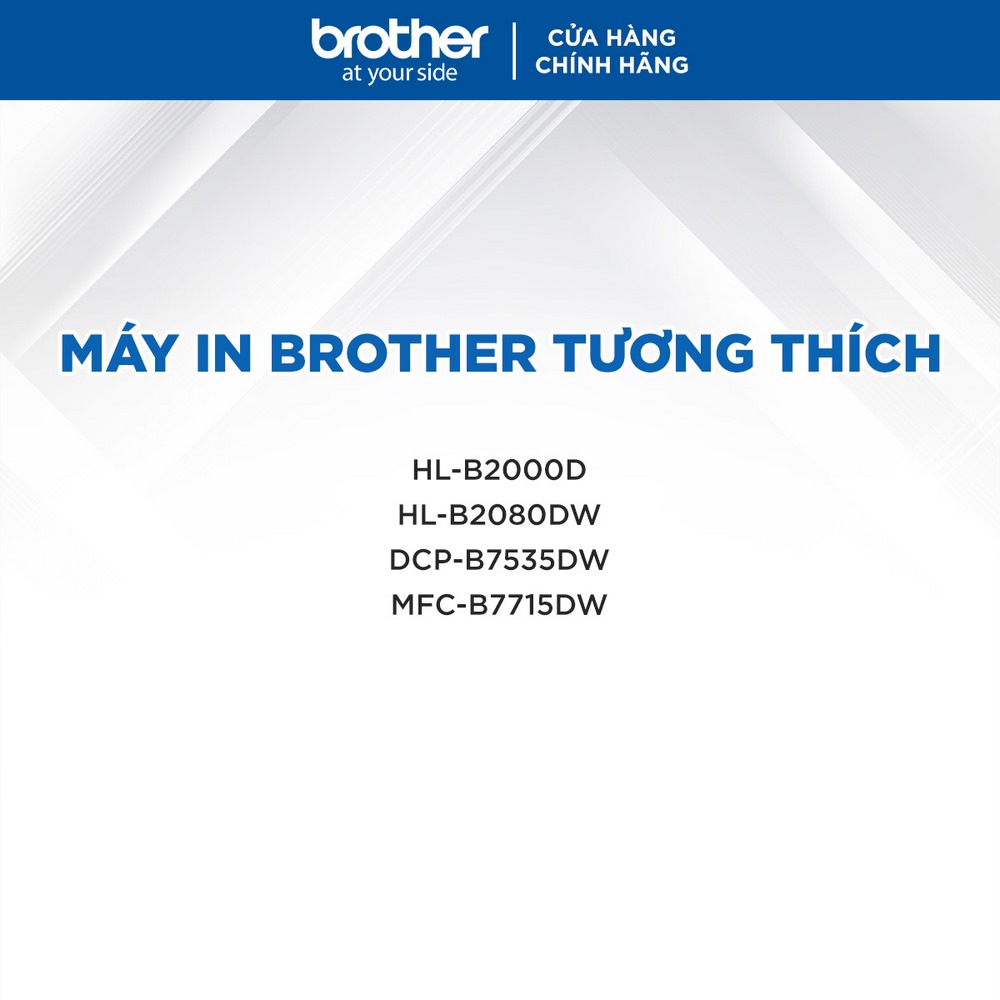 Mực in laser trắng đen Brother TN-B022 cho máy in HL-B series - Hàng chính hãng