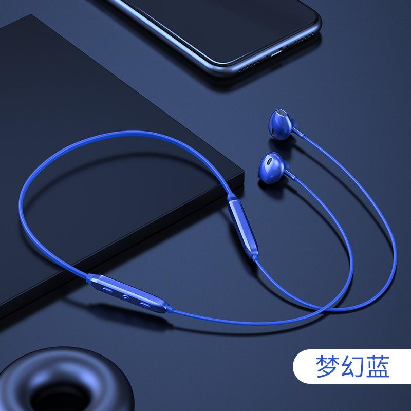 Phong cách mới nhất của tai nghe bluetooth cổ treo cổ chạy thể thao loại bán trong tai năm mới giảm tiếng ồn không dây gắn trên đầu phù hợp