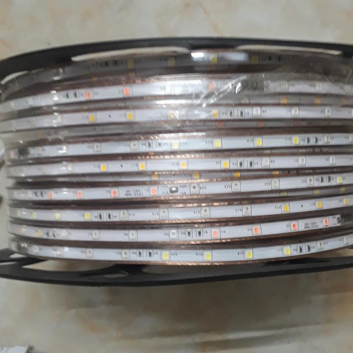 Đèn LED dây đuổi chạy 7 màu 12V chống nước tặng nguồn