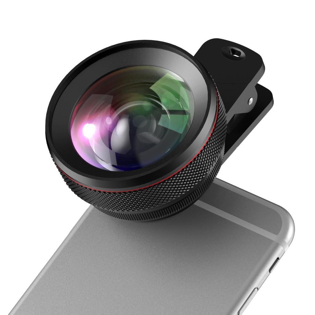 2 in 1 Cell Phone Camera Wide Angle &Macro Lens for iPhone 8/ 8 plus/ 7/X