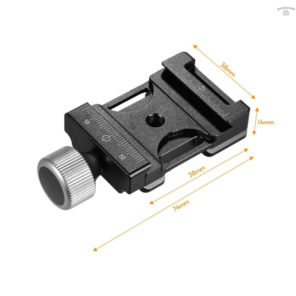 Kẹp Ốc Vít Nhôm 38mm Tháo Lắp Nhanh Cho Arca-Swis Qr