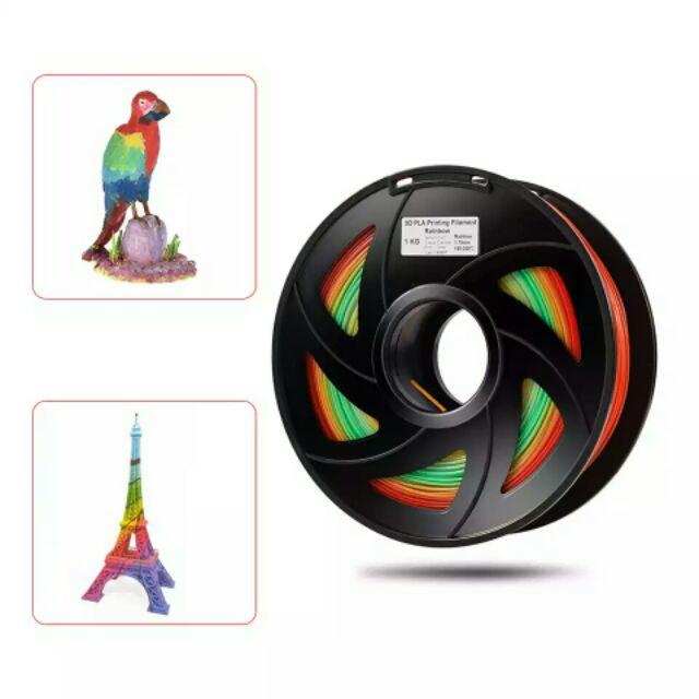Nhựa in 3D PLA 7 màu cuộn 1kg