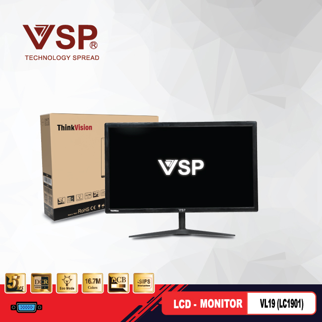 Màn hình LCD 19” VSP VL19 (LC1901) LED Monitor - Hàng chính hãng