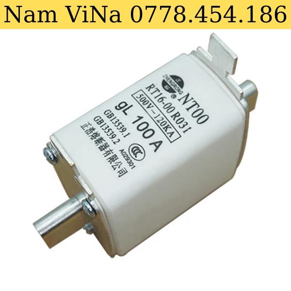 Bộ 3 Cầu chì Zhengrong NT00 RT16-00 gL 16A-200A, 500V~120kA