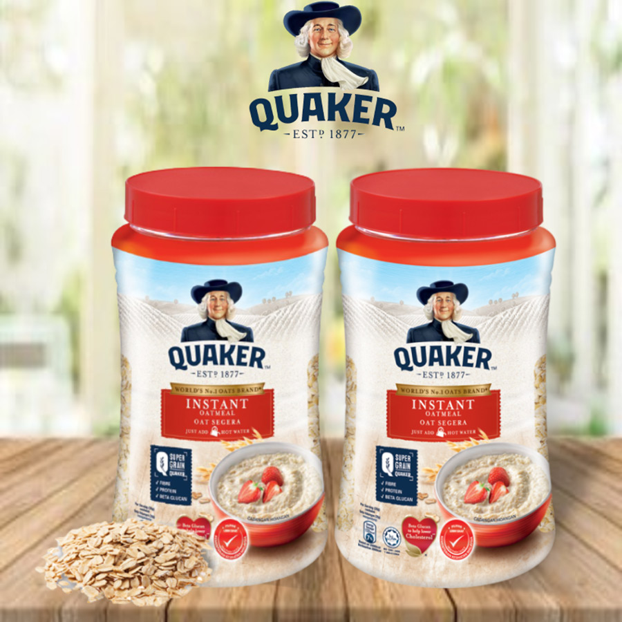 Combo 2 Yến Mạch Ăn Liền Quaker 600g