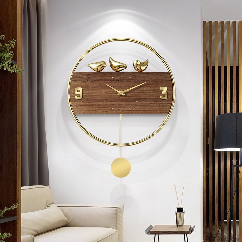 Đồng hồ treo tường trang trí phong cách tối giãn bắc Âu DH13 - Thiết kế hiện đại, sang trọng