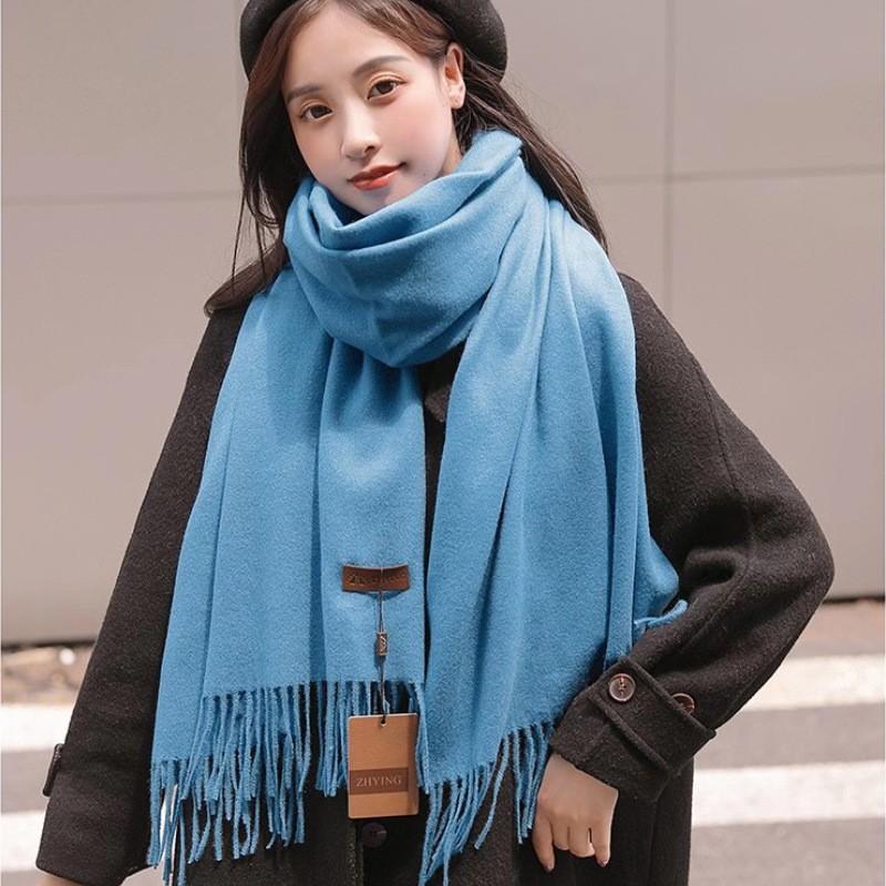 KHĂN CHOÀNG CASHMERE TRƠN MÀU CAO CẤP HÀNG LOẠI I MS11