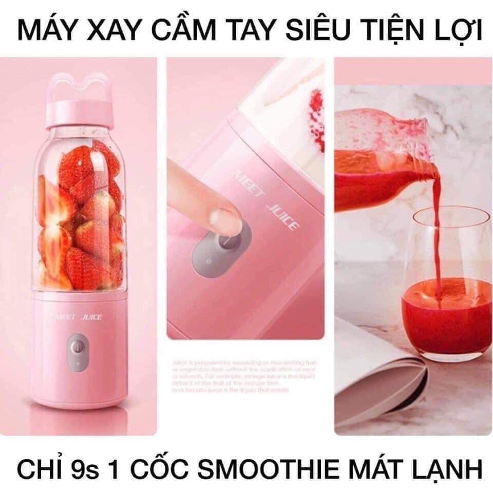 Máy xay sinh tố mini MEET JUICE CẦM TAY loại đẹp