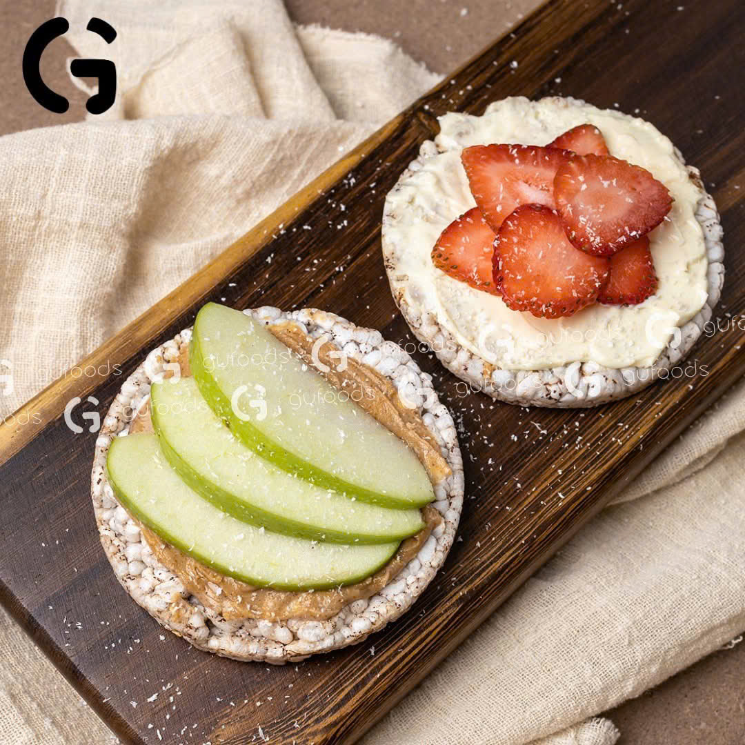 Combo 5 Gói Bánh Gạo Lứt GUfoods Mix Vị Superfoods, Cỏ Ngọt, Muối Hồng, Nguyên Bản, Yến Mạch (170g) - Ăn Vặt Healthy