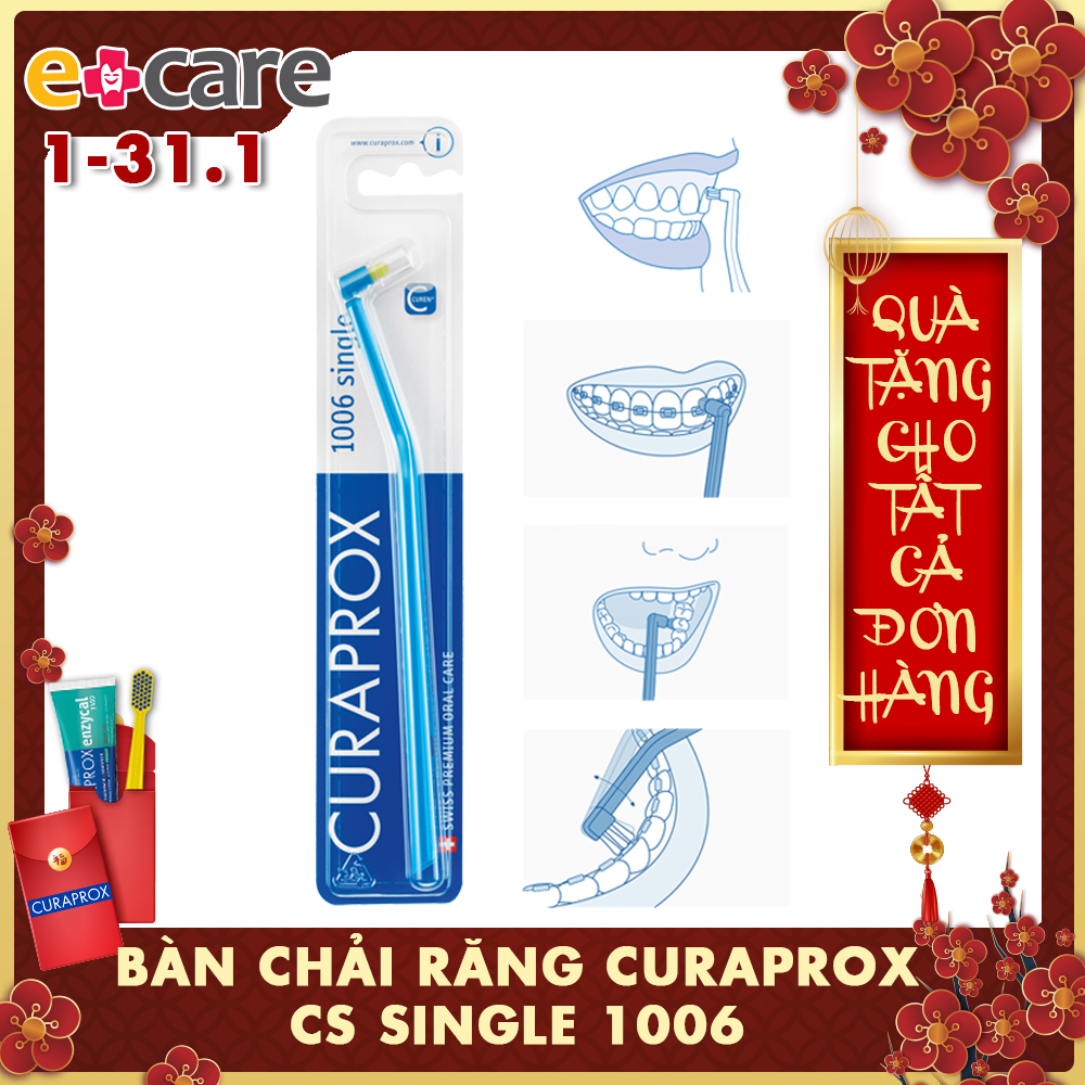 Bàn chải răng đầu nhỏ CURAPROX CS 1006 Single