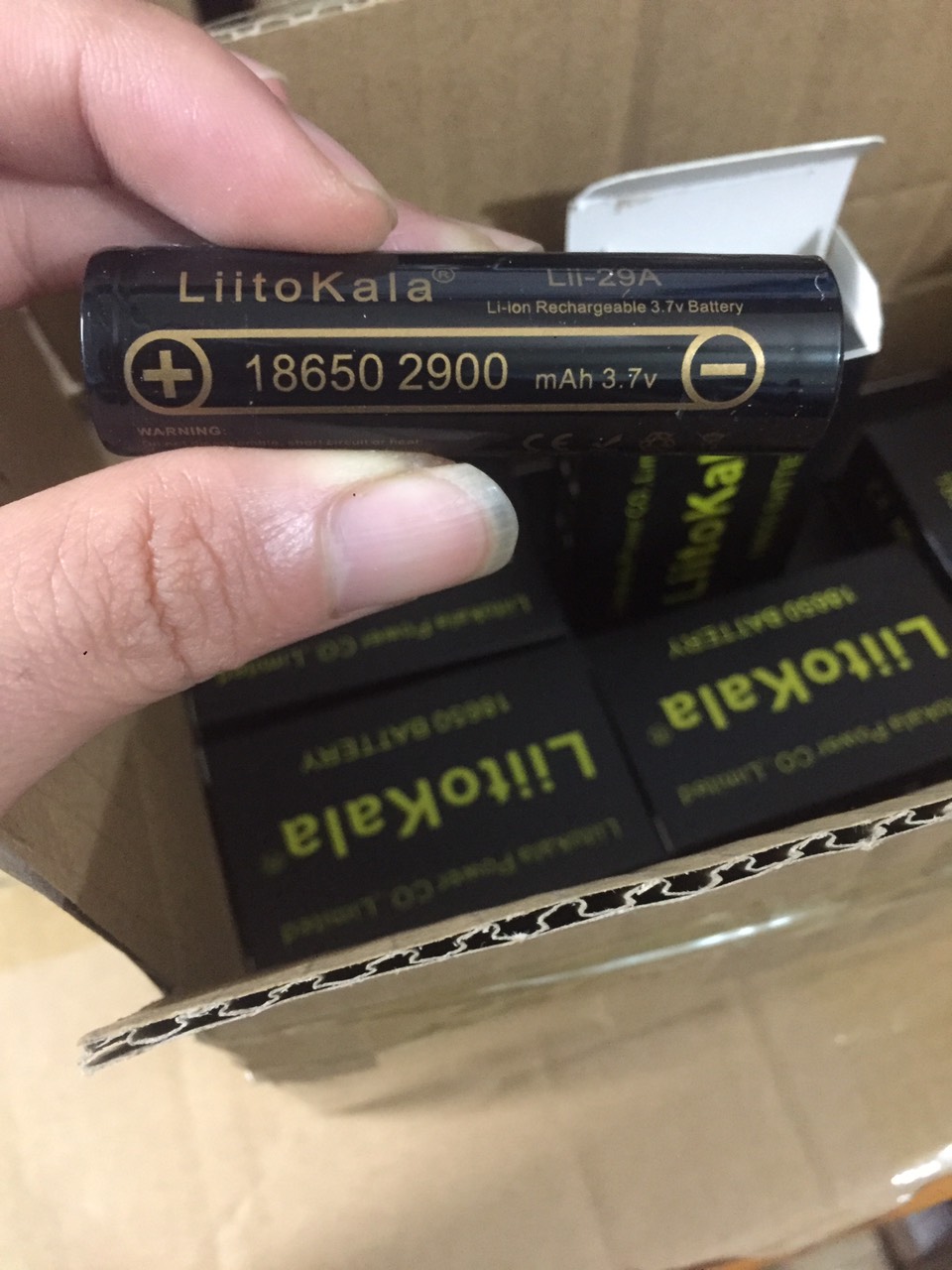 Pin sạc 18650 LiitoKala lii-29A 2900mAh Hàng Chính Hãng