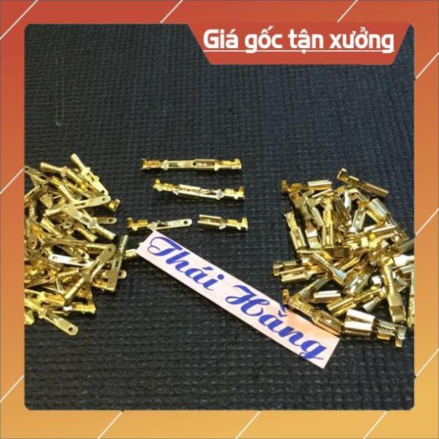 Đầu cos cắm chân loa kim bộ (100 bộ )