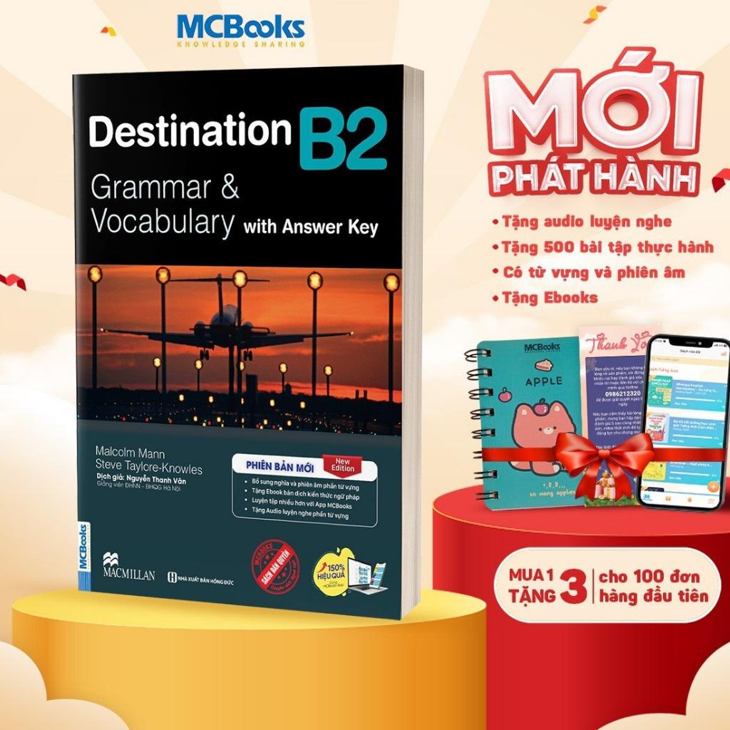 Combo Destination Grammar & Vocabulary B1, B2 Phiên bản mới kèm Đáp án và Bài tập Tặng Bookmark - Bản Quyền