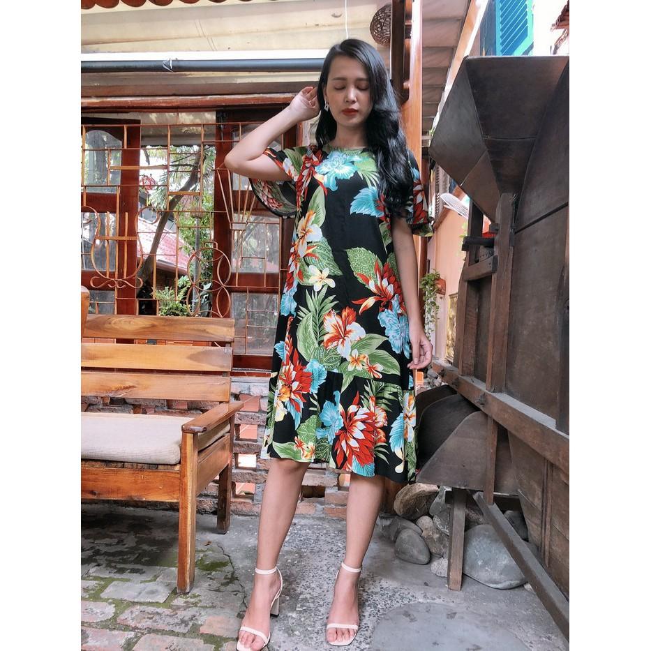 Đầm suông bèo nhún