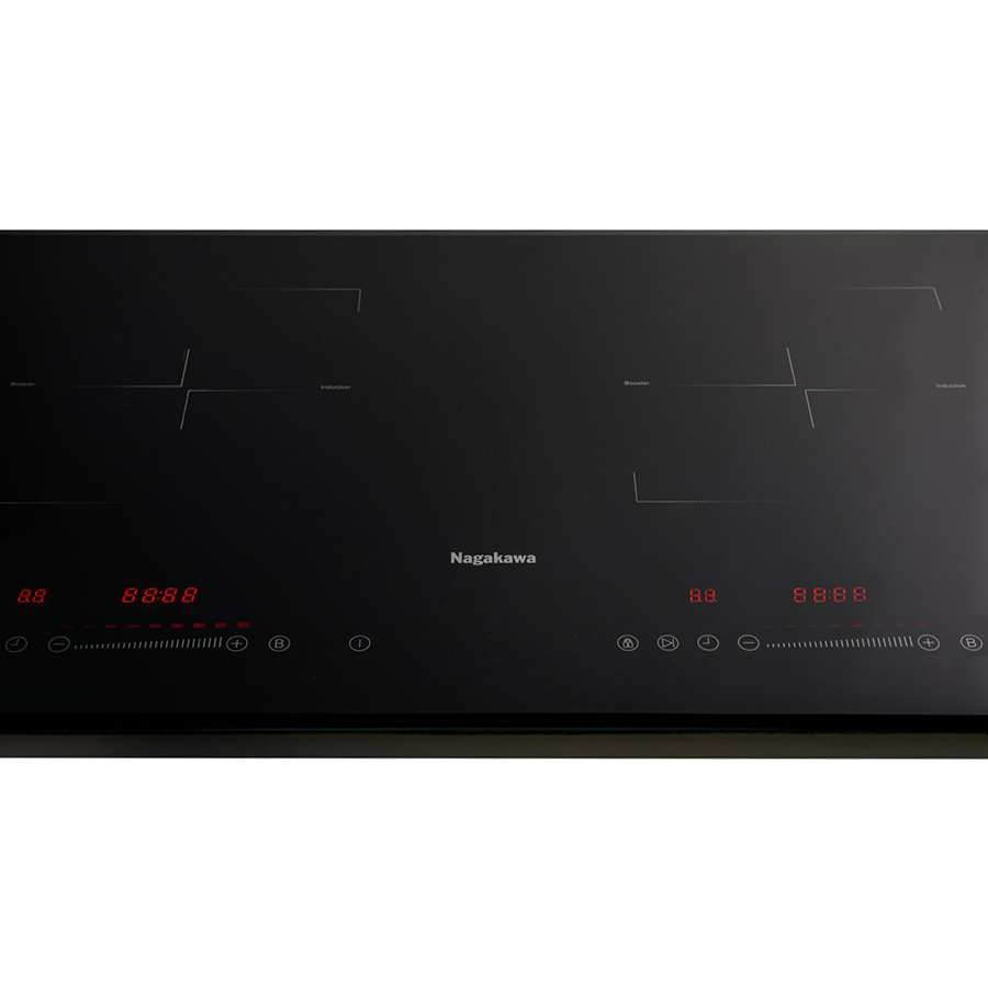Bếp Âm Từ Đôi Premium Nagakawa NAG1202M - Hàng Chính Hãng