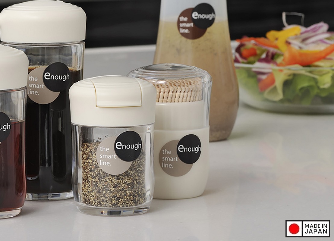 Combo 02 hũ rắc gia vị dùng cho quán ăn, nhà hàng hàng nội địa Nhật Bản