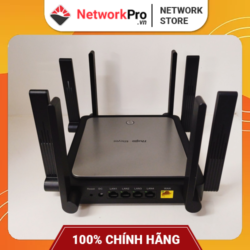 Router WiFi 6 Ruijie RG-EW3200GX PRO Hàng Chính Hãng – Băng Tần Kép, Tốc Độ 3200Mbps, Chịu Tải 192 User