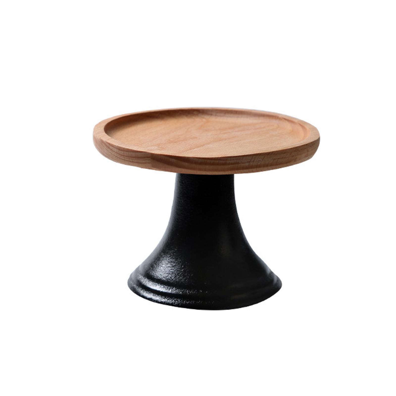 Cake Stands Food Serving Trays, Cake Stand Pedestal, Farmhosue Style Wooden Serving Tray, Cake Pedestal Display, Food Serving Trays for Wedding Party
