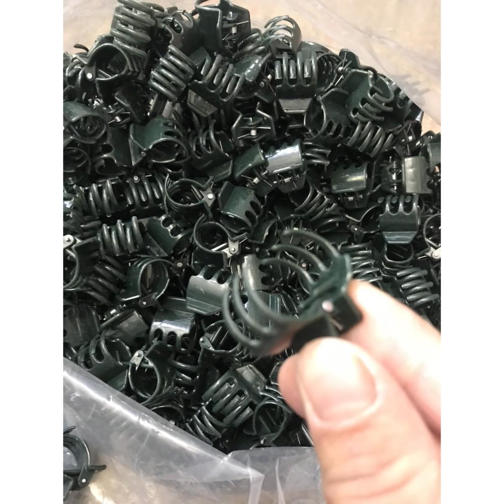 Kẹp bướm cố định hoa Lan cỡ đại màu xanh