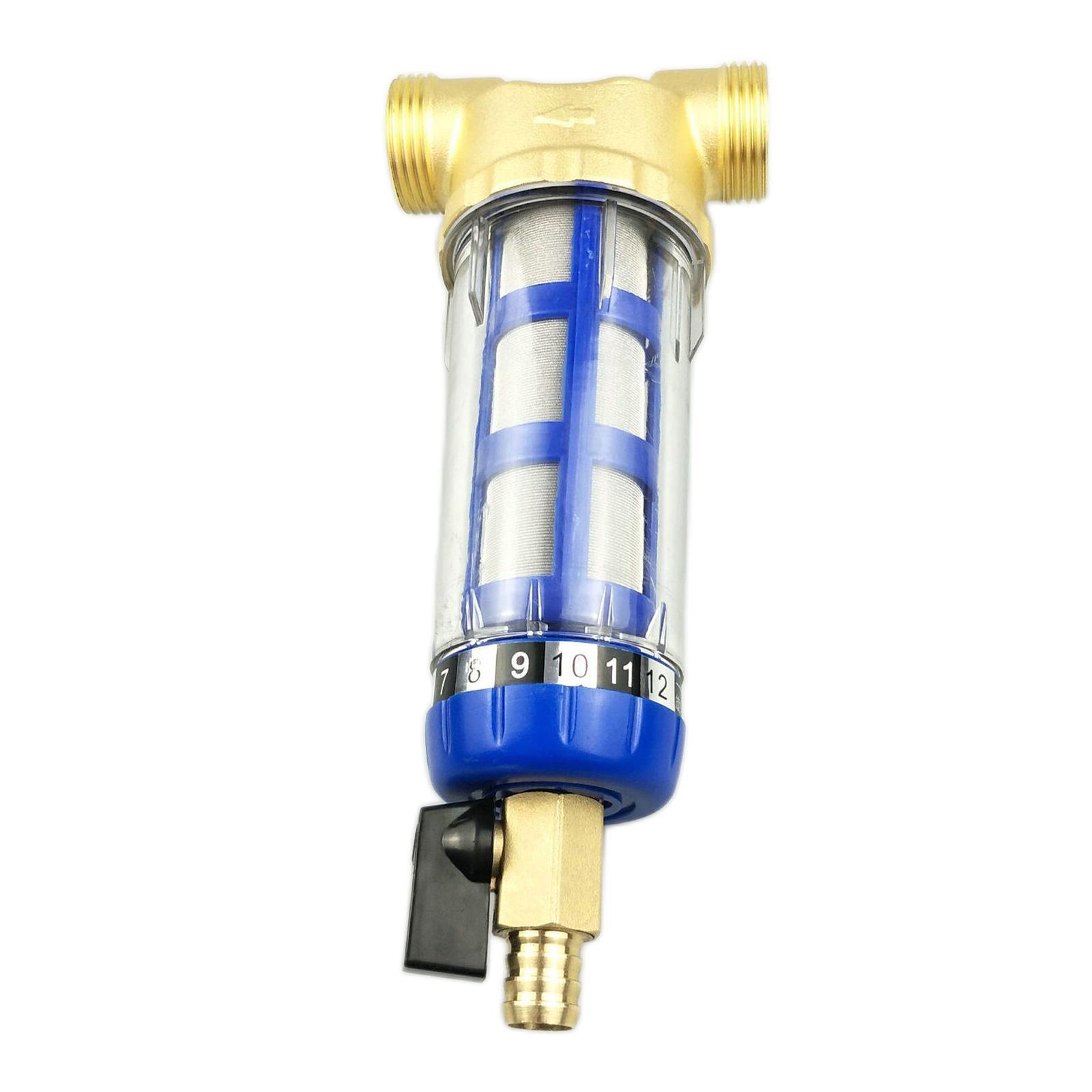 Household Mesh Down Water Filter System Sediment Water Filter 1/2inch