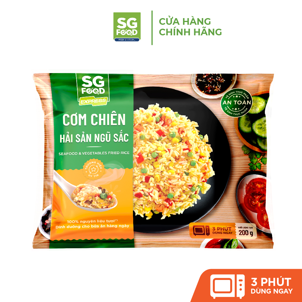 [Chỉ Giao HCM] - Cơm Chiên Hải Sản Ngũ Sắc SG Food 200G