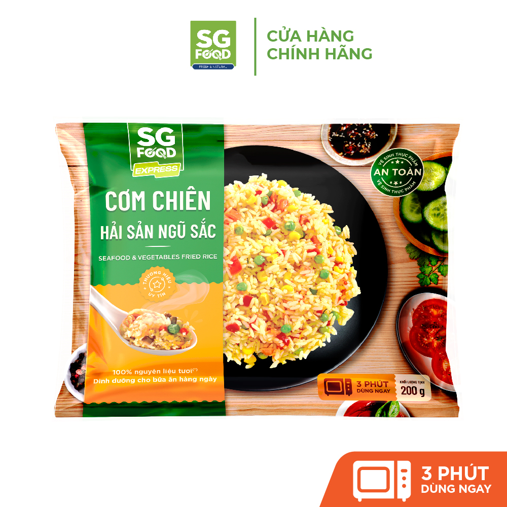 Cơm Chiên Hải Sản Ngũ Sắc SG Food 200G