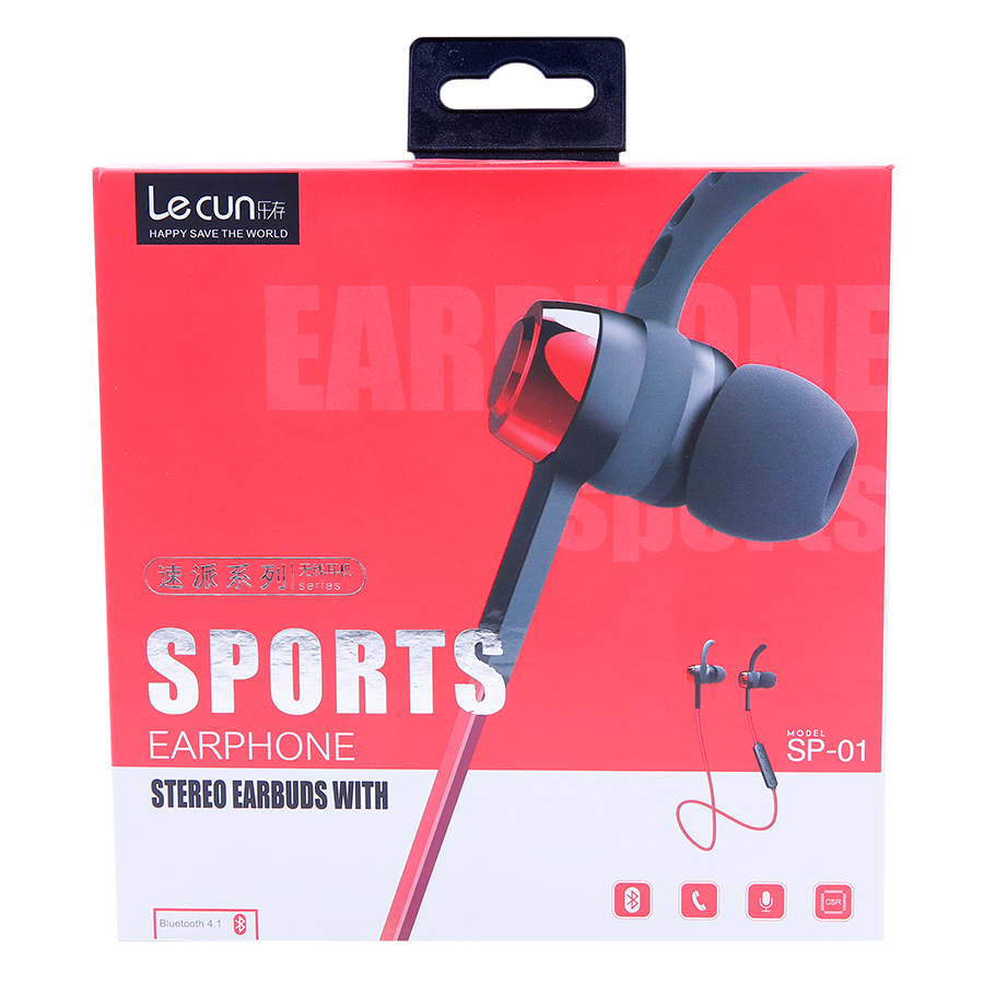 Tai Nghe Bluetooth Thể Thao Lecun SP-01 - Hàng Chính Hãng