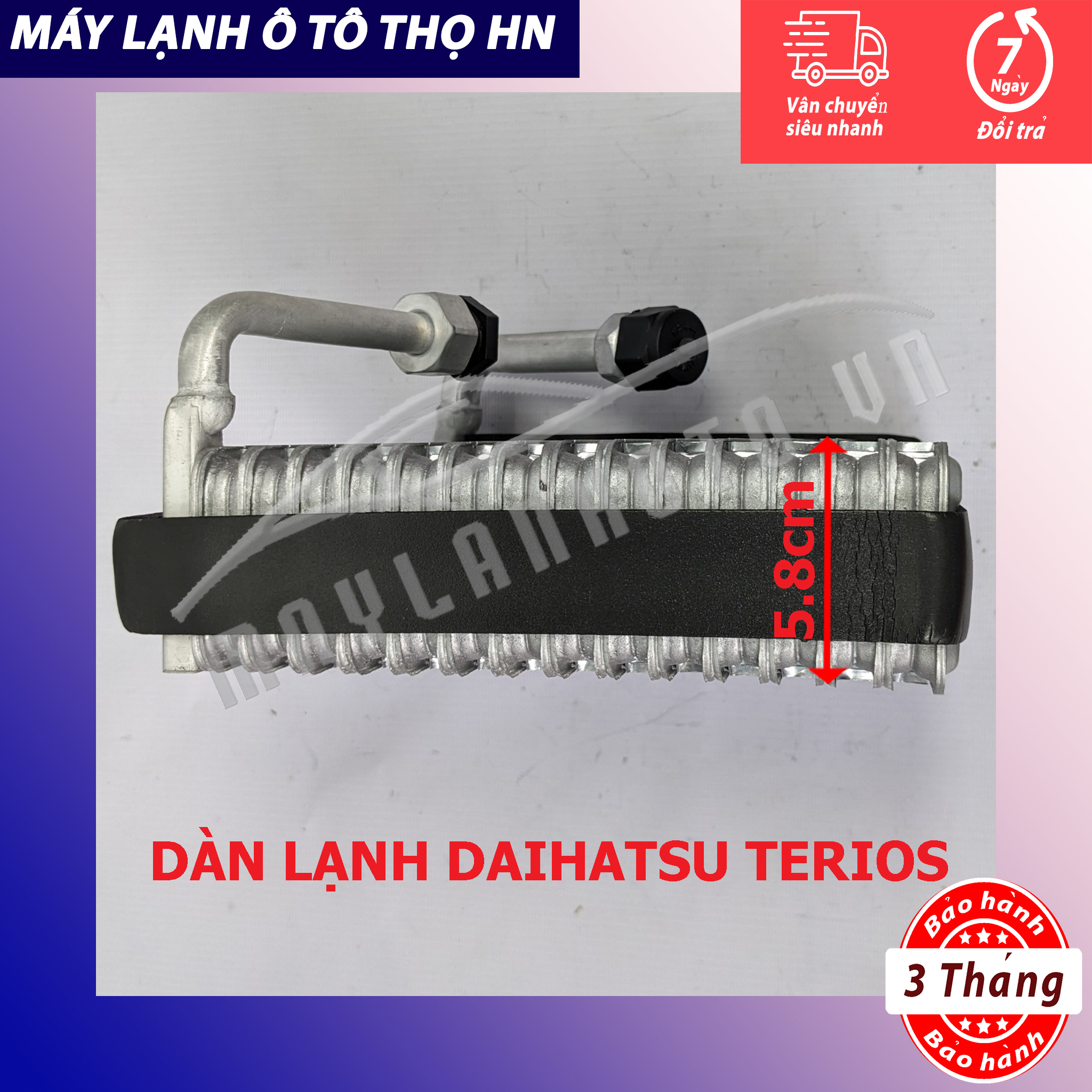 Dàn (giàn) lạnh Daihatsu Terios Hàng xịn Thái Lan (hàng chính hãng nhập khẩu trực tiếp)