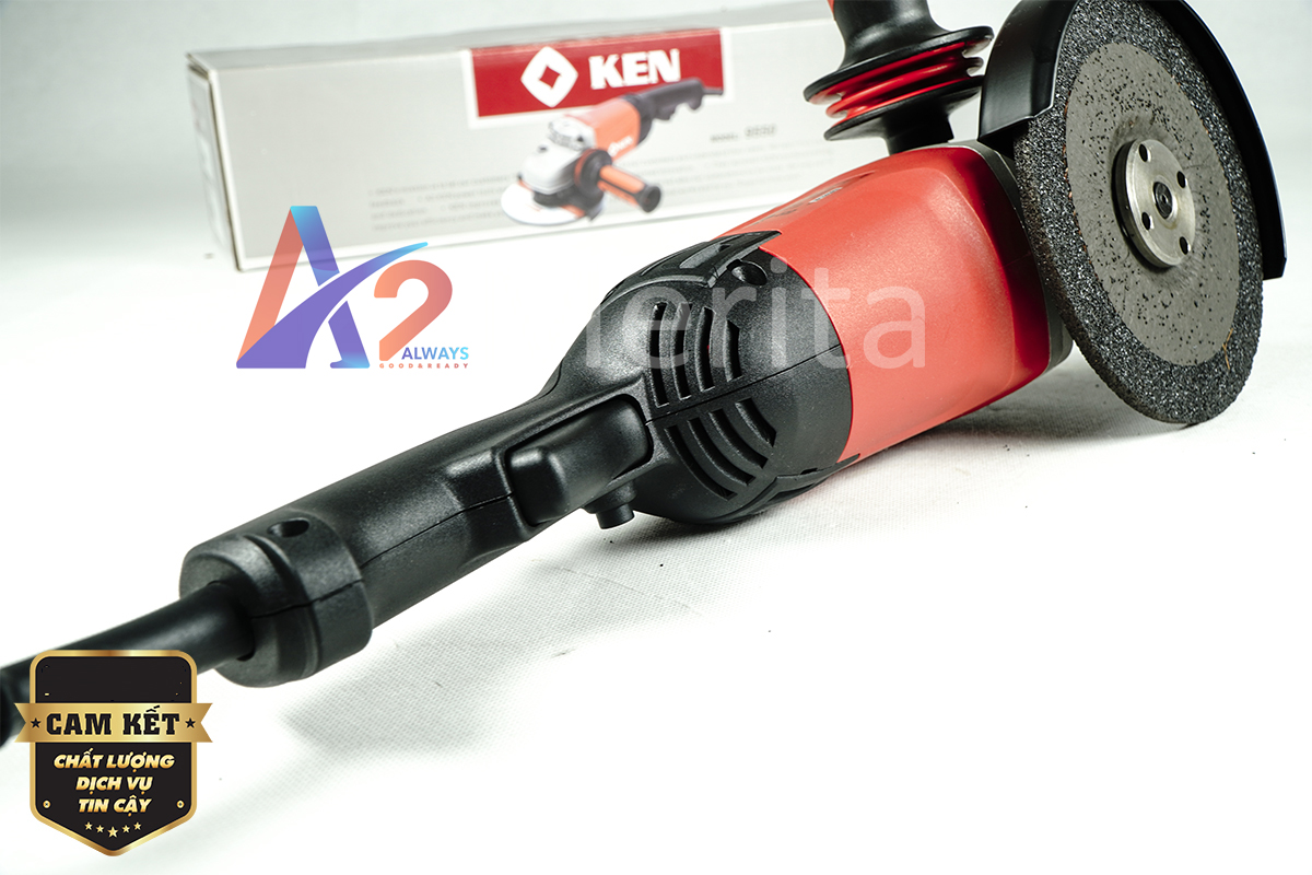 Máy mài góc 125mm - 1500W Ken 9525 (Kèm chổi than + đá mài)