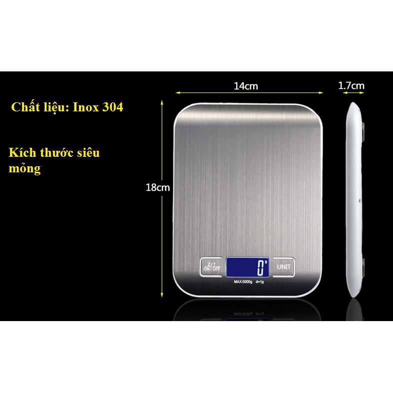 CÂN ĐIỆN TỬ NHÀ BẾP MINI ĐỂ BÀN,NHÀ BẾP, Mặt inox , Hoặc , cân thực phẩm
