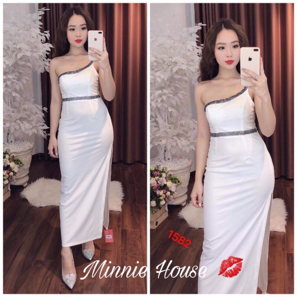 ĐẦM MAXI BODY LỆCH VAI VIỀN