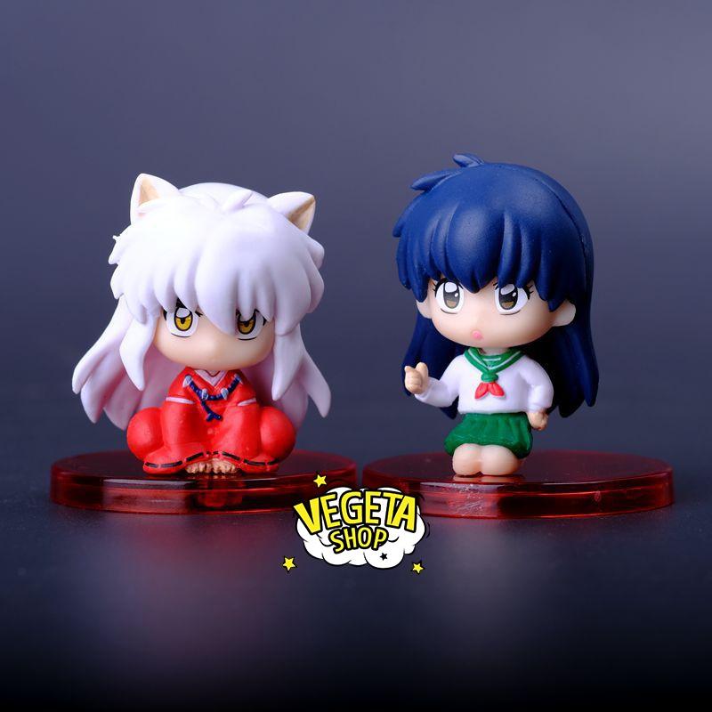 Mô hình InuYasha - Higurashi Kagome Miroku Sesshomaru - 4 nhân vật chính bán lẻ - Cao 5cm - Inu Yasha
