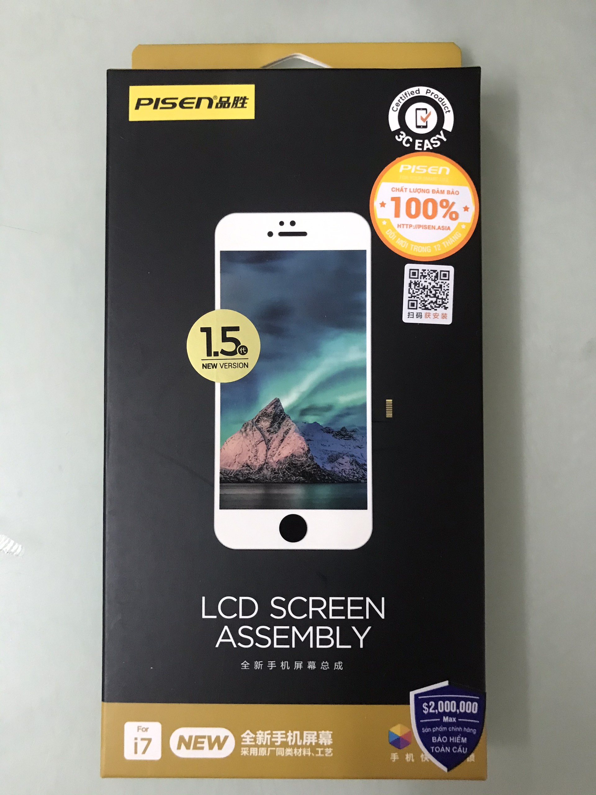 Màn hình LCD Pisen TC-FOG -I7 ( Version 1.5 Iphone 7 ) _ Hàng chính hãng