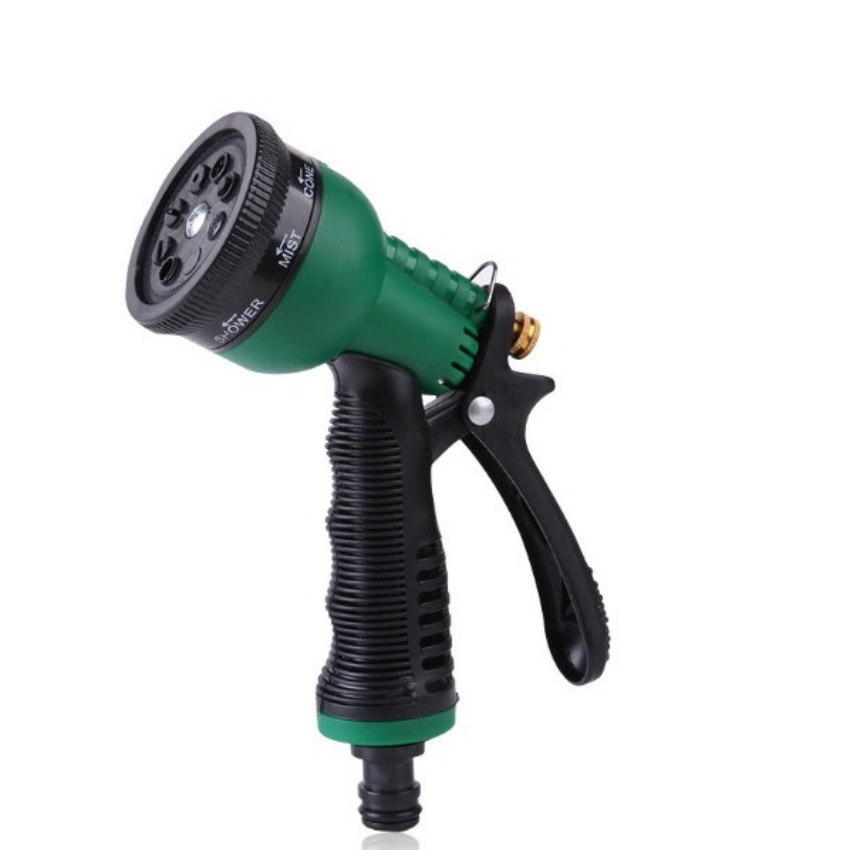 Vòi phun xịt nước rửa xe tưới cây tăng áp 8 chế độ 815621
