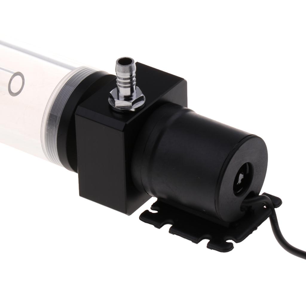 Cylinder Water Tank +G1/4 Thread 19W Pump Computer Water Cooling Radiator