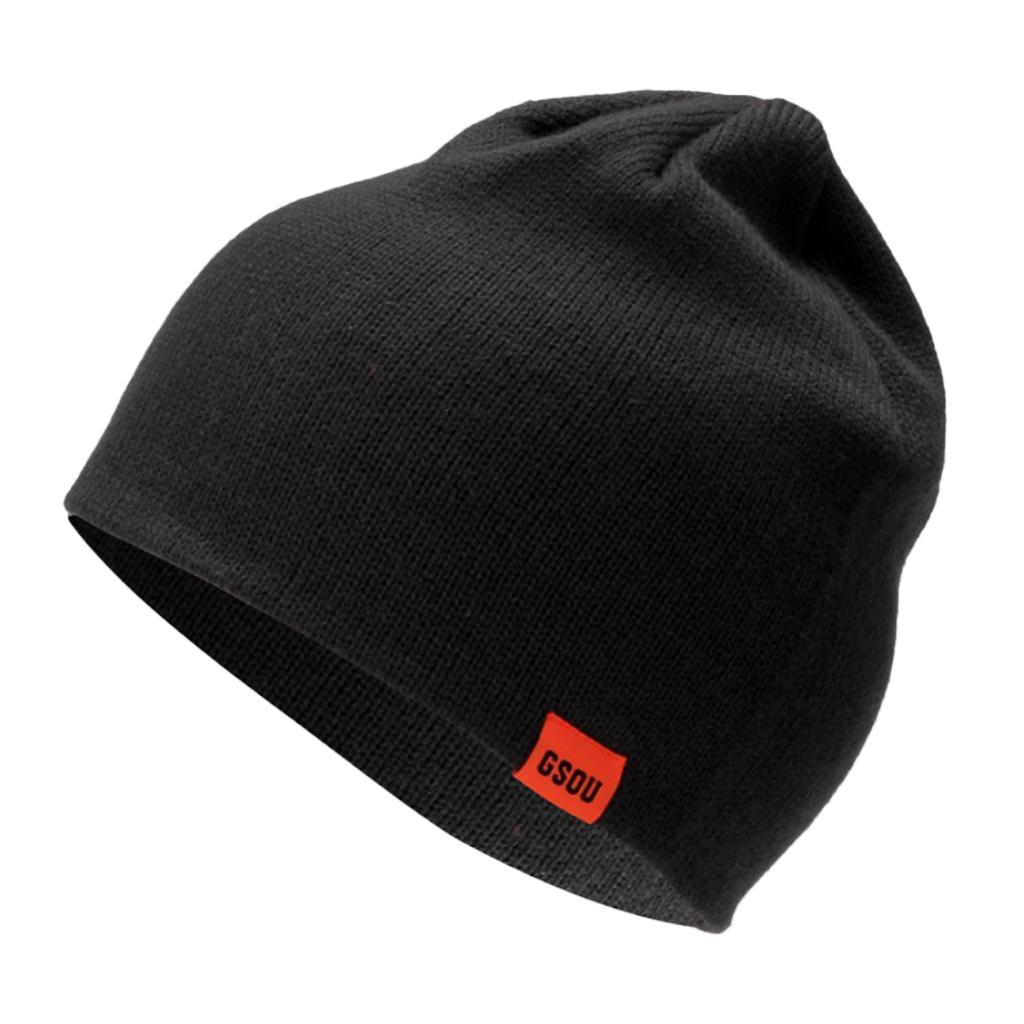 Unisex Winter Beanie Knit Hat Thick Warm Caps Solid Color Beanie Hat