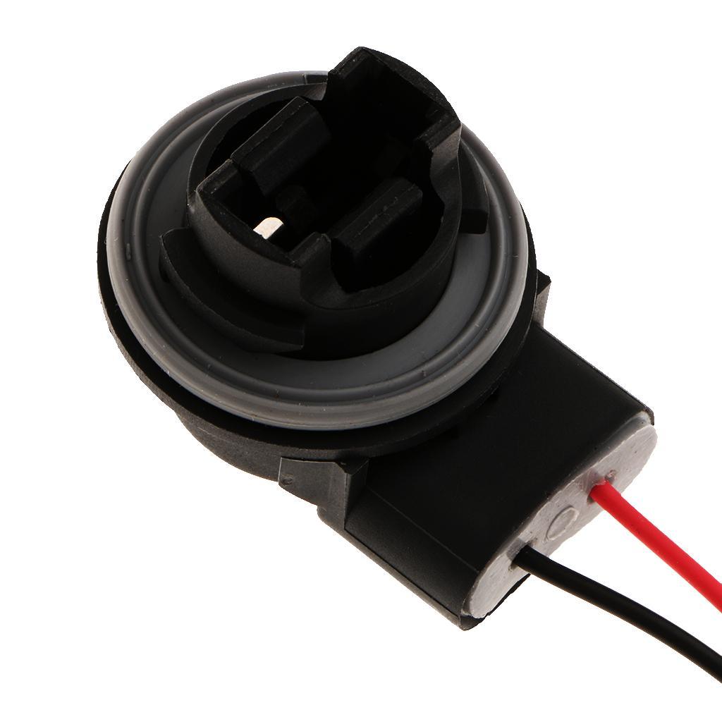 2 Pieces 3156B Bulb Socket Car  Light Harness Wire Plug Adapter