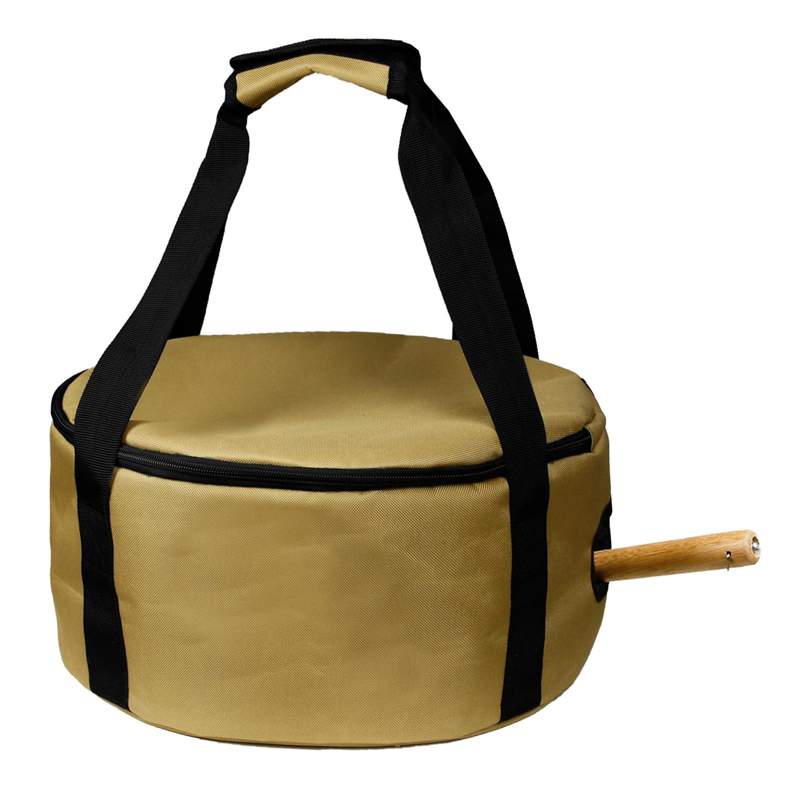 Lò nướng Tote 14 x 7 inch Hà Lan với túi zip để đi cắm trại