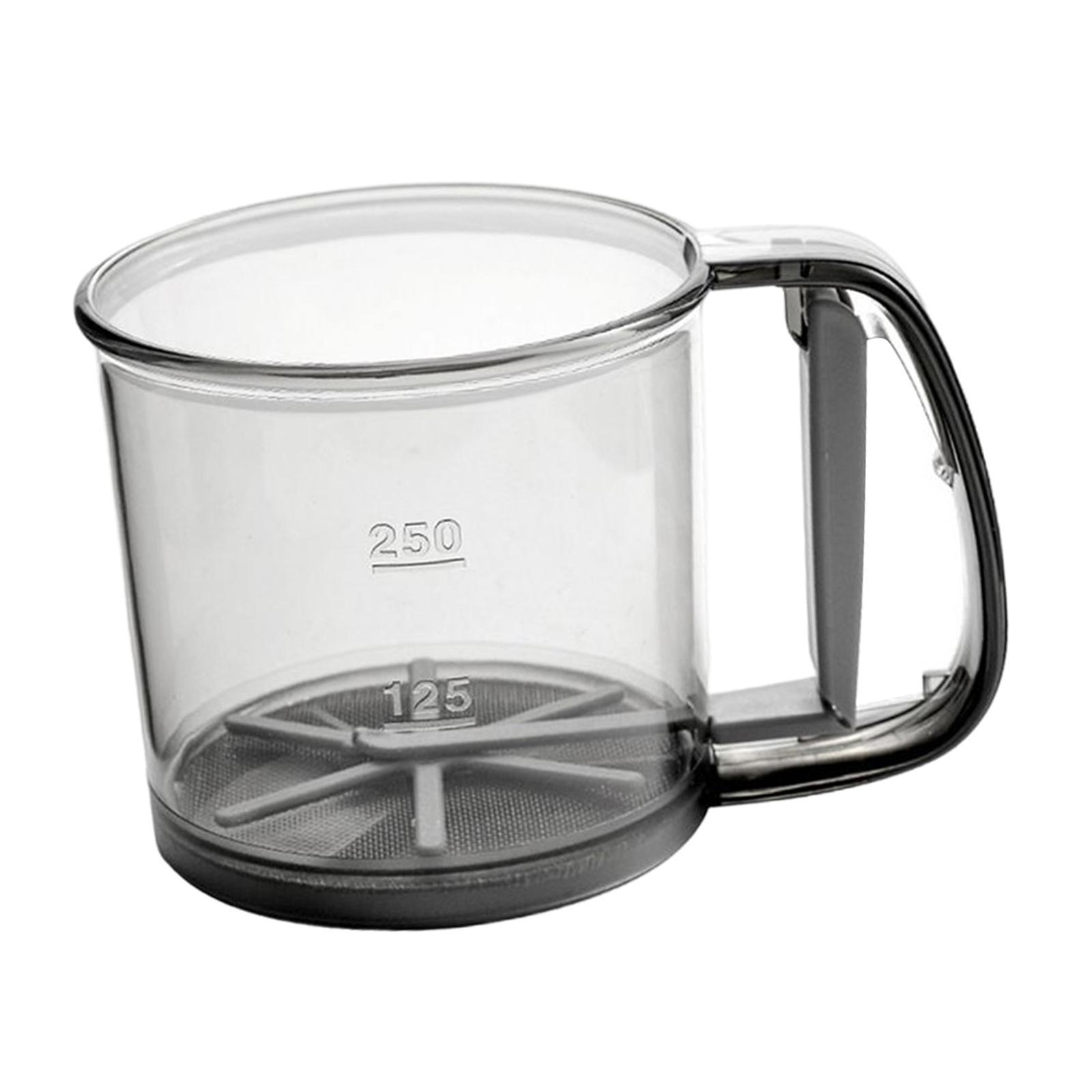 Flour Sifter Sieve Kitchen Accessories Sieve Cup Manual for Baking Sugar