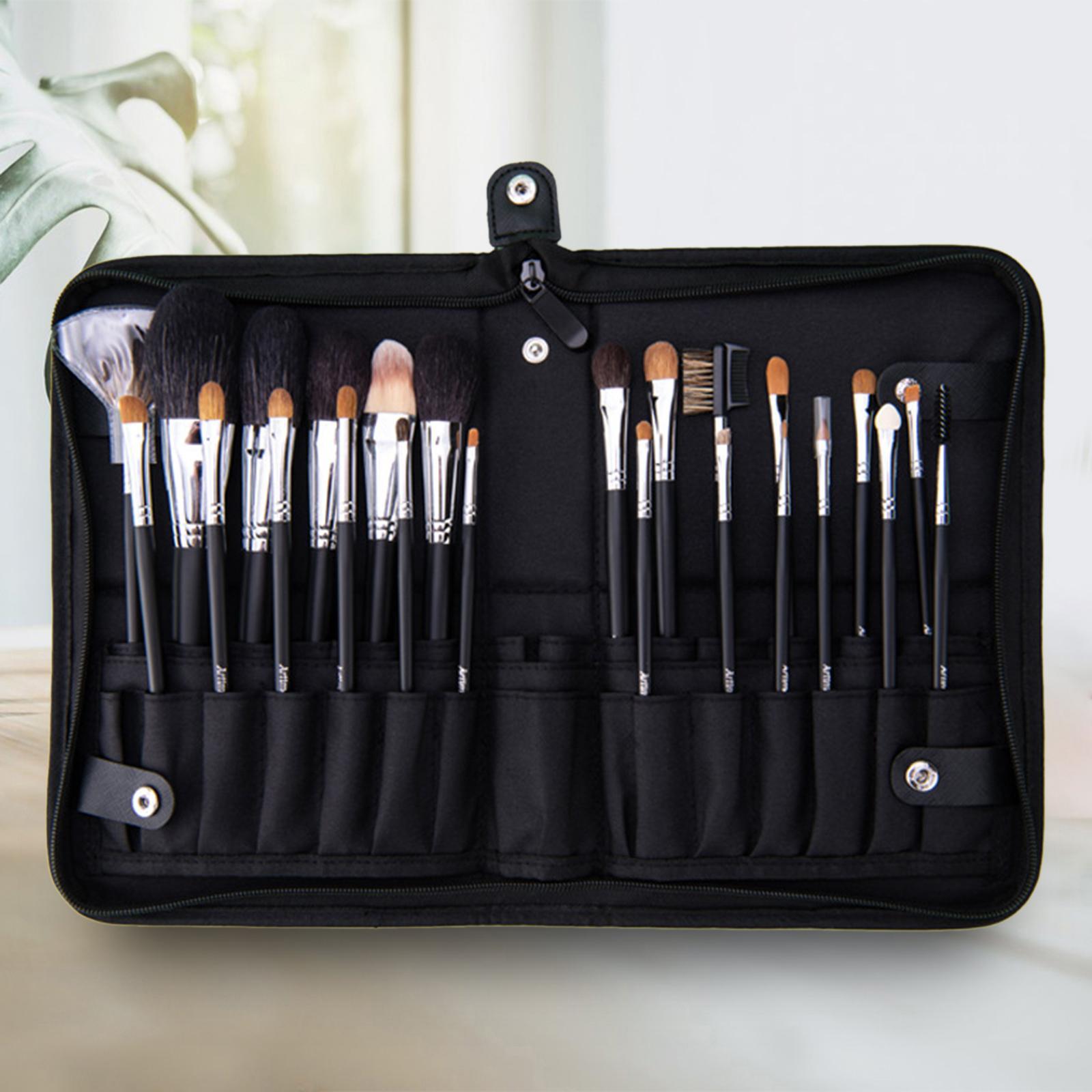 Makeup Handbag Zipper Design Cosmetic Bag Portable Compact for