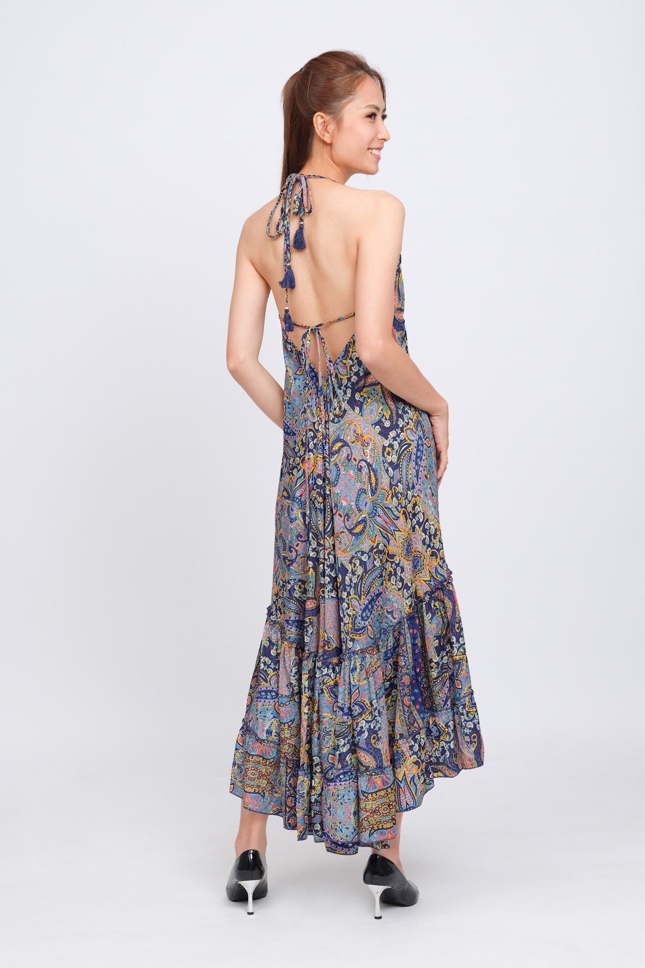 Đầm Maxi Hở Lưng Luna Llena LN174BR221-NV