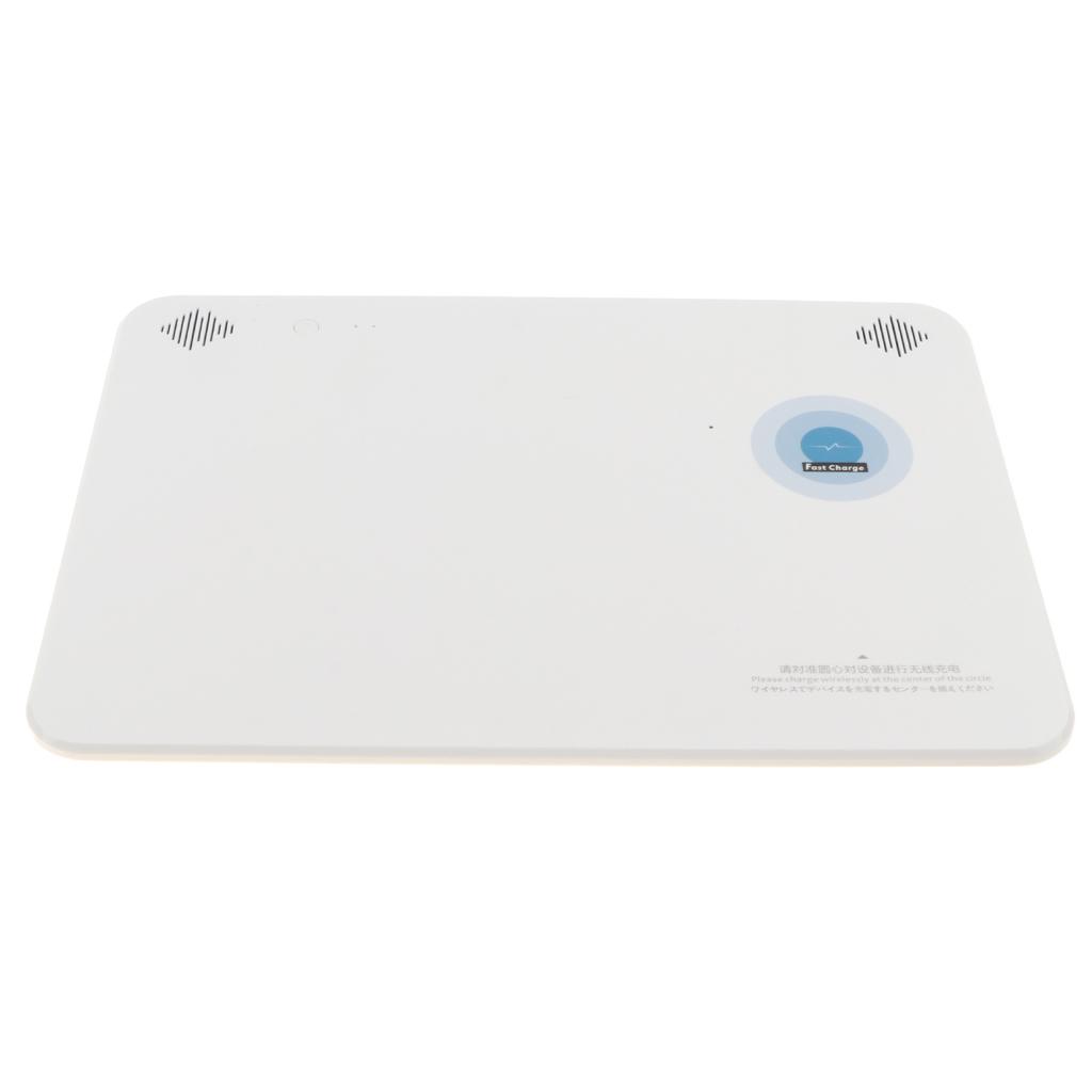 Multi-function Qi Wireless Charger Pad With Speaker Function and Mouse Pad